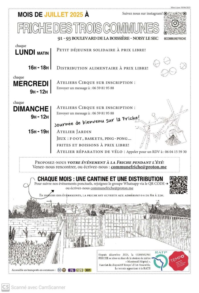 Programme Comme une Friche